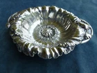 Large Reed & Barton Sterling Les CINQ FLEURS Poppy X404 MASTER Nut Dish 6 1/4