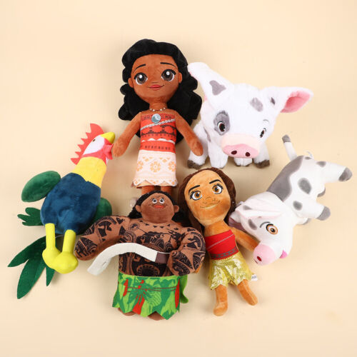 NEW Moana Maui Pua Heihei Plush Toy Doll Movie Moana Stuffed Doll Toy Kids Gifts - Picture 3 of 30