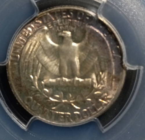 1952 Washington Quarter - PCGS MS67 & CAC - Beautiful Toning!! (S1) - Picture 5 of 5