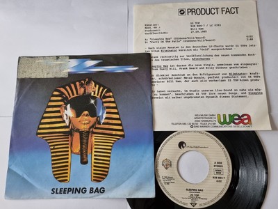 ZZ Top - Sleeping bag 7'' Vinyl Germany WITH PROMO FACTS