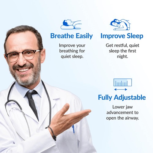 Snoring Mouth Guard Mouthpiece Anti Snore Sleep Aid Bruxism Apnea Teeth Grinding - Picture 12 of 15