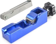 Spark Plug Gap Adjustment Tool with Magnetic Base Compatible with Feeler Gauge