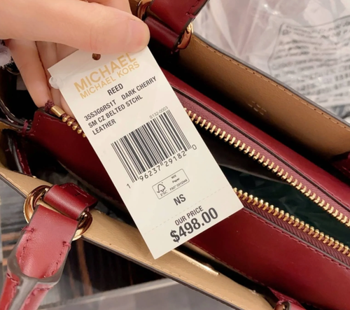 MICHAEL KORS Cuero Caña Pequeño Cinturón Cartera + Conjunto Cartera NUEVO - Imagen 5 de 7