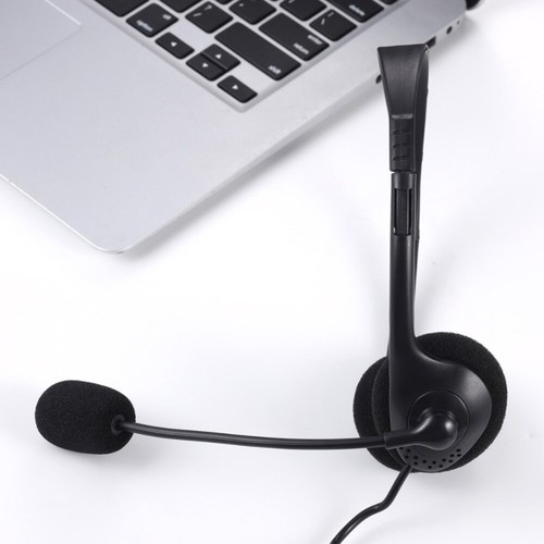 Zestaw słuchawkowy USB Słuchawki z mikrofonem Redukcja szumów do komputera PC Rozmowa Czat - Zdjęcie 11 z 15
