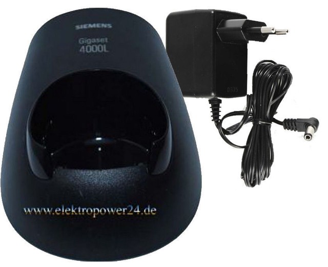 Siemens Gigaset 4000 Micro Combiné et station de charge Bleu