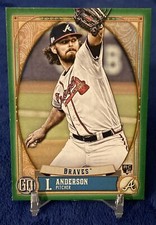 2021 Topps Gypsy Queen Ian Anderson Green Parallel RC Rookie Card #226 Braves