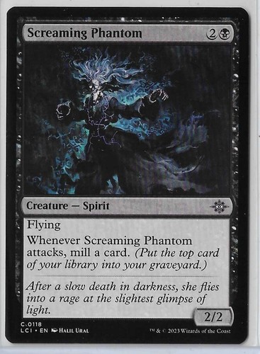 MTG Screaming Phantom Lost Caverns of Ixalan (LCI) Common Magic #0118 Unplayed - Picture 1 of 1