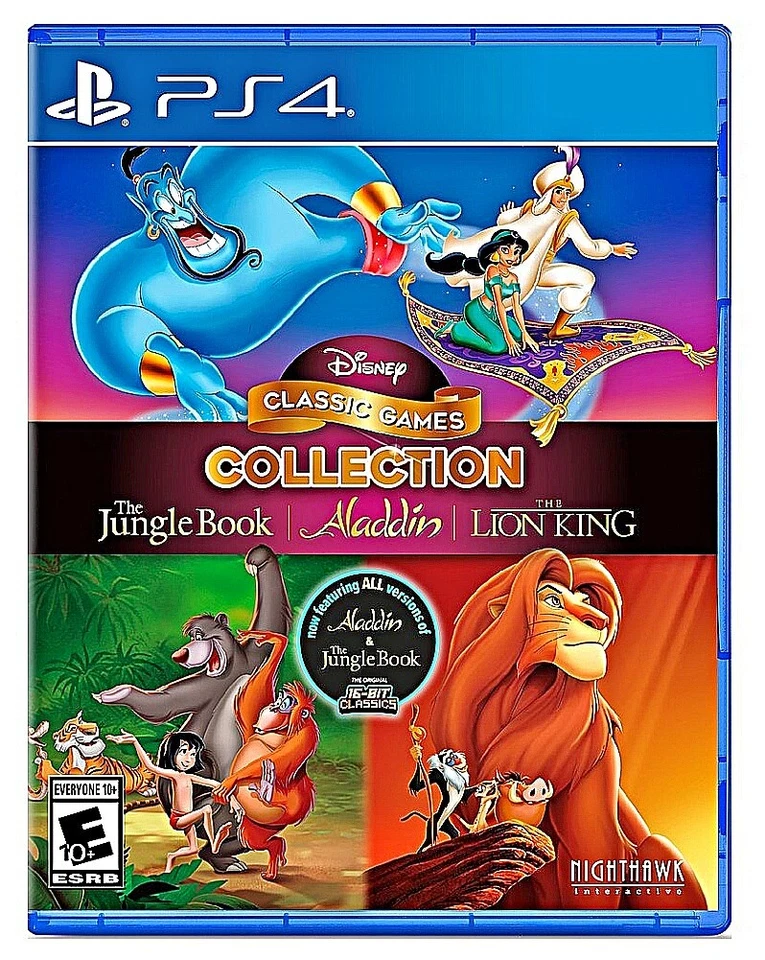 ✨ DISNEY Classic Games Collection PS4 🕌 Aladdin 🦁 Lion King 🦧 Jungle Book NEW - Image 2 of 4
