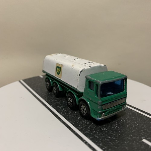 Matchbox Lesney Superfast No. 32 BP Tanker Ergomatic Cab Leyland Green/White VTG - Picture 13 of 22