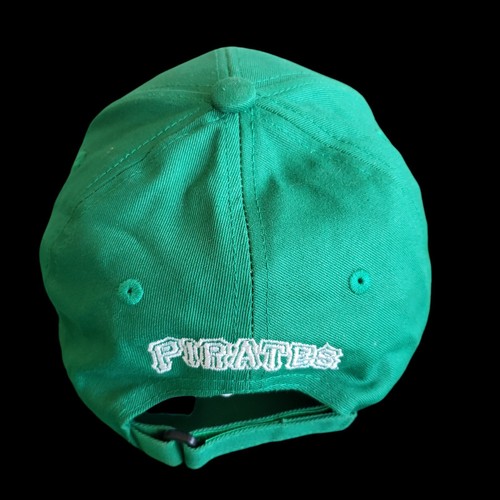 Pittsburgh Pirates Men's Green Embroidered Logo Adjustable Snapback Baseball Hat - Picture 3 of 8