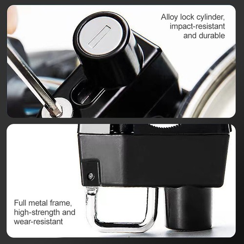 Anti-Theft Simple / Upgraded Version Bicycle Helmet Security Lock Rustproof M8L1 - Picture 11 of 13