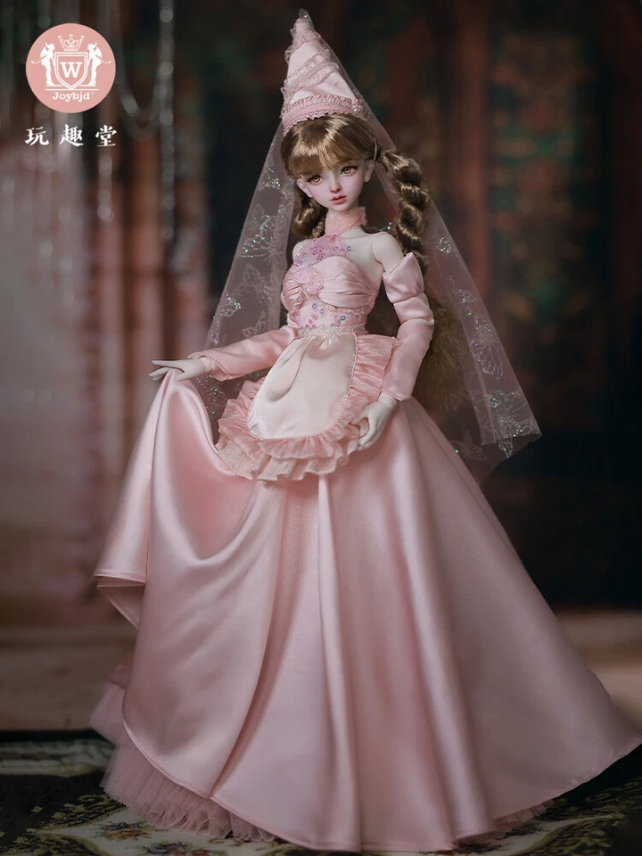 1/4 BJD Muñeca Resina Niña Mujer Hecho a Mano Maquillaje Rostro Vestido Peluca Ropa REGALO DE NAVIDAD Foto 2 de 4