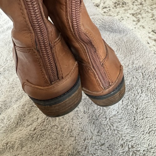Sam Edelman Penny 2 Riding Boots Knee High sz 8W 38 Whiskey Leather Tan Brown - Picture 6 of 9