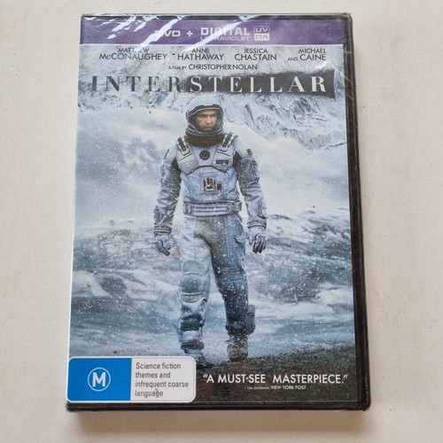 Interstellar (DVD 2014) PAL Region 4 (Matthew McConaughey, Anne Hathaway) SEALED - Picture 2 of 5