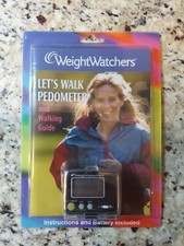 Vintage 2002 Weight Watchers Lets Walk Pedometer and Walking Guide SEALED