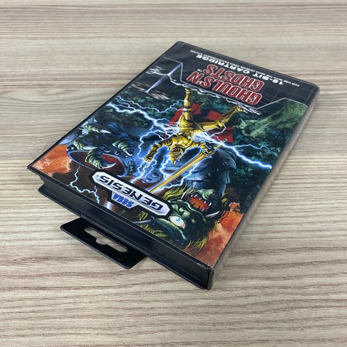 UNTESTED GHOULS'N GHOSTS SEGA MEGA DRIVE GENESIS VIDEO GAME CARTRIDGE RETRO 1989 - Picture 5 of 12