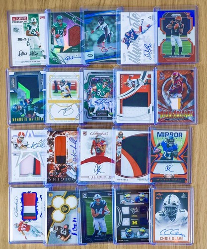 Autographs Rookie Patch Auto Prizm Optic Mosaic Signatures Auto Football Packs - Picture 5 of 5