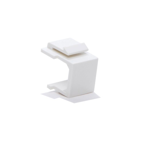 50pcs Snap-in Keystone Blank Insert for Wall Plate White - Picture 5 of 6