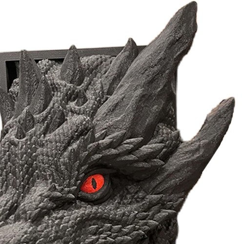 Dragon Statue Bookend Creative Desktop Ornament for Bookshelf Office Shelves - Picture 4 of 6