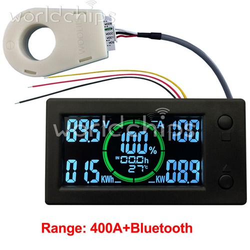DC0-300V 50A/100A/200A/400A Bluetooth Voltage Current Power Energy Coulombmeter - Picture 4 of 21