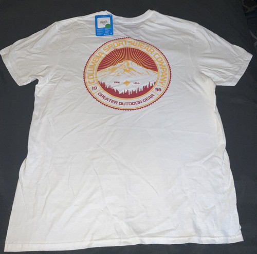 Mens T-Shirt Columbia  Sportswear Company 1938 Large Greater Outdoor Gear - Picture 1 of 4