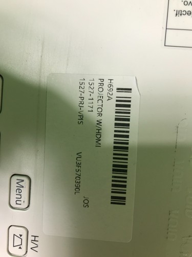 EPSON POWERLITE X27/H692A WXGA PROJECTOR 1748 LAMP HOURS - Picture 5 of 9