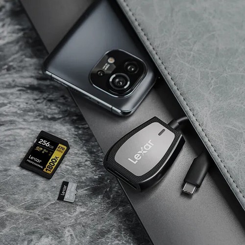 Lexar Professional USB-C Dual-Slot Kartenleser für microSDHC SDHC Karten 312MB/S - Bild 4 von 9