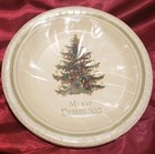Punch Studio 14135 Christmas Tree 16 Count Paper Dinner Plates 10.5" Round