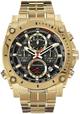 bulova chronograph gold