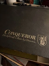 No. 1483 Pacific Game Co. Conqueror Sculptured Chess By Ganine W/ Pamphlets 