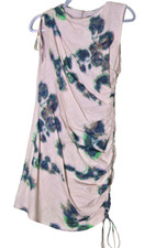 Zara Tie Dyed Ruched Dress SZ Large