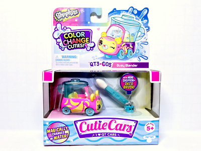 Shopkins Cutie Cars QT3-C05 Busy Blender Color Change Cuties Series New 
