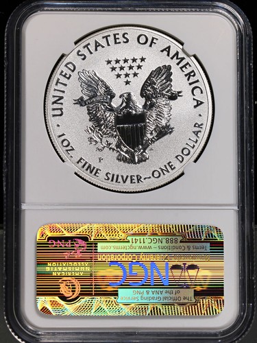 2011-P Silver American Eagle Rev Proof - 25th Anniv Set Early Release - NGC PF70 - Picture 2 of 4