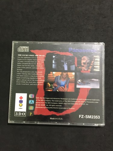 D HORROR GAME PANASONIC 3DO AMERICANO NTSC USA USATO - Imagen 2 de 7