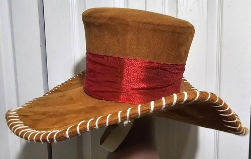 Handmade Western Cowboy Hat Soft Sueded Mexican Sombrero Costume Halloween Adult - Picture 4 of 7