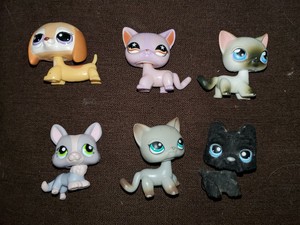 Littlest Pet Shop Lot 2 Corgi Short Hair Cats Dashund Etc Ebay