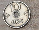 1941 Norway 10 Ore Copper-Nickel Wwii