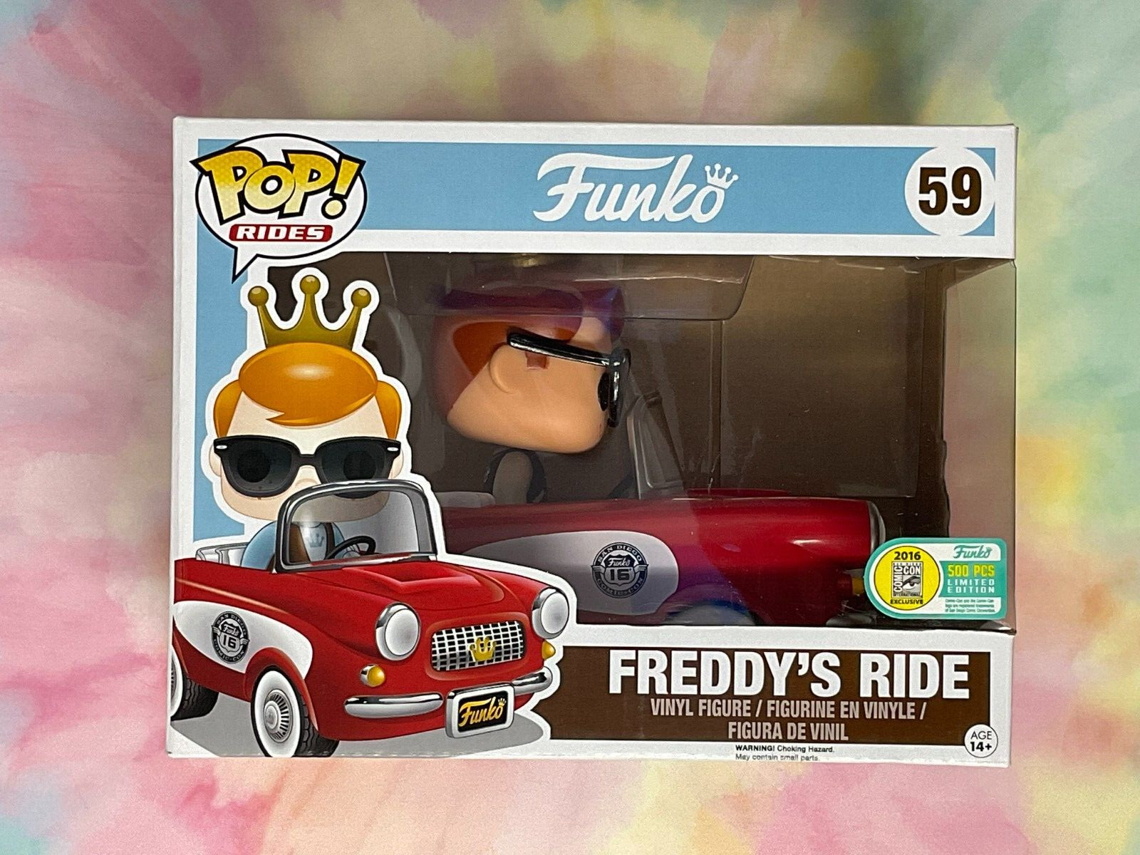 Funko Pop Freddy’s Ride #59 2016 Sdcc 500 Pc Limited Edition Grail Freddy - A01