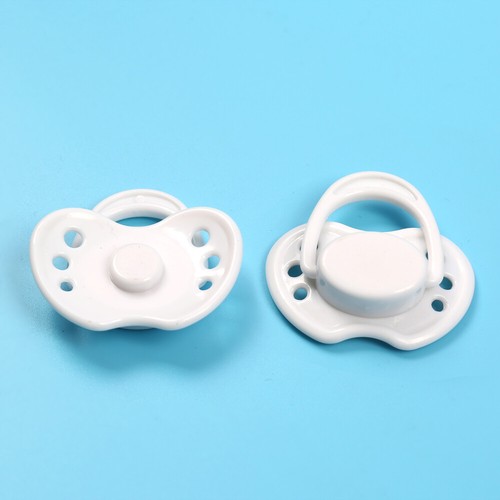 30PC White Magnetic Pacifiers Dummy Nipple for Reborn Dolls Accessories Kit DIY - Picture 2 of 7