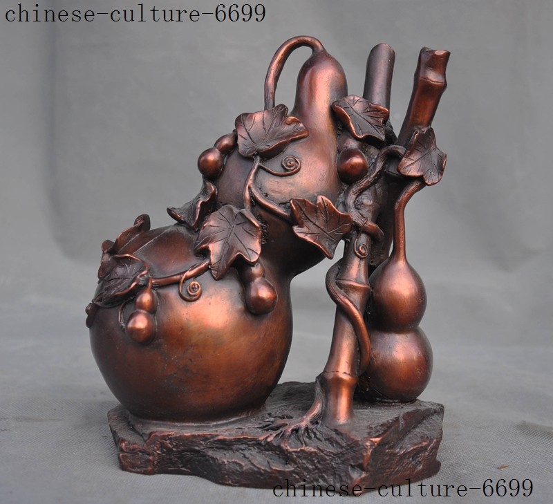 7/" chinese fengshui bronze gilt dragon beast statue Tanks Crock pot bottle jar
