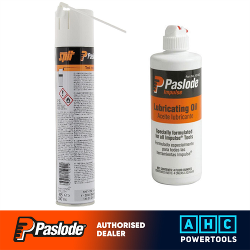 Desengrasante limpiador Paslode Impulse/Pulsa 300 ml + aceite lubricante - 115251 / 401482 - Imagen 1 de 2