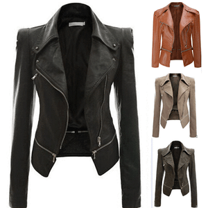 ladies leather jacket size 18
