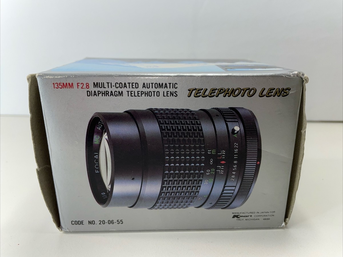 【新品同様】FOCAL telephoto lens 135mm F2.8 Focal MC 135mm f2.8 Telephoto Portrait Headshot Lens for