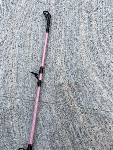 7’ Big Game Jigging/Spinning Saltwater Fishing “Pink Punisher” Rod -Built Tough! - Picture 16 of 22