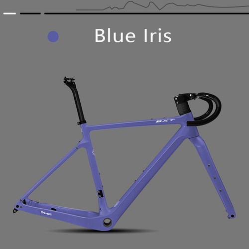 Carbon Gravel Rahmen Disc Straßenrennrad 700*47C Cyclocrossrad Fahrradrahmen - Bild 18 von 27