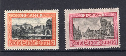 Gdansk 212/13 Series MH Y73962, Stamps 1924-1939