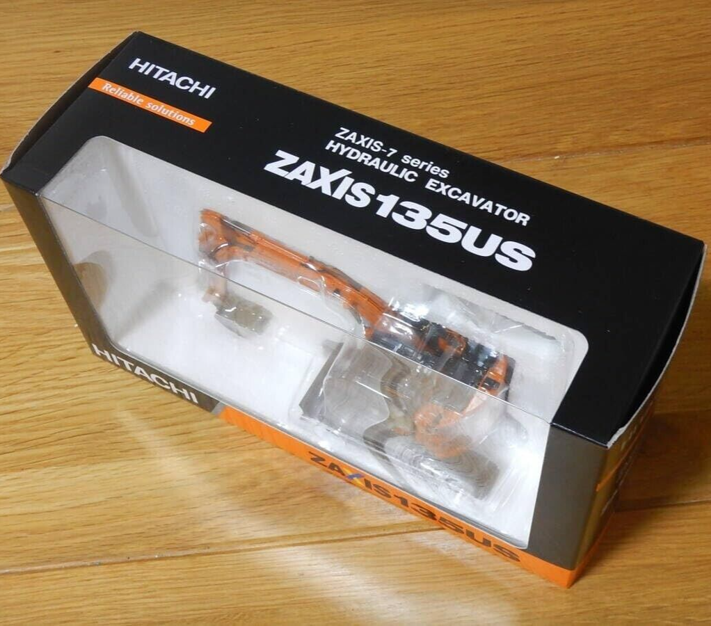 ミニカー HITACHI ZAXIS135US 日立建機 油圧ショベル ZX135US-7 | 日立建機日本グッズストア