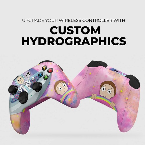 Mando Inalámbrico Schwifty Ricky Xbox - Modificado Hidro-Dip - Xbox One/Serie X/S - Imagen 12 de 16