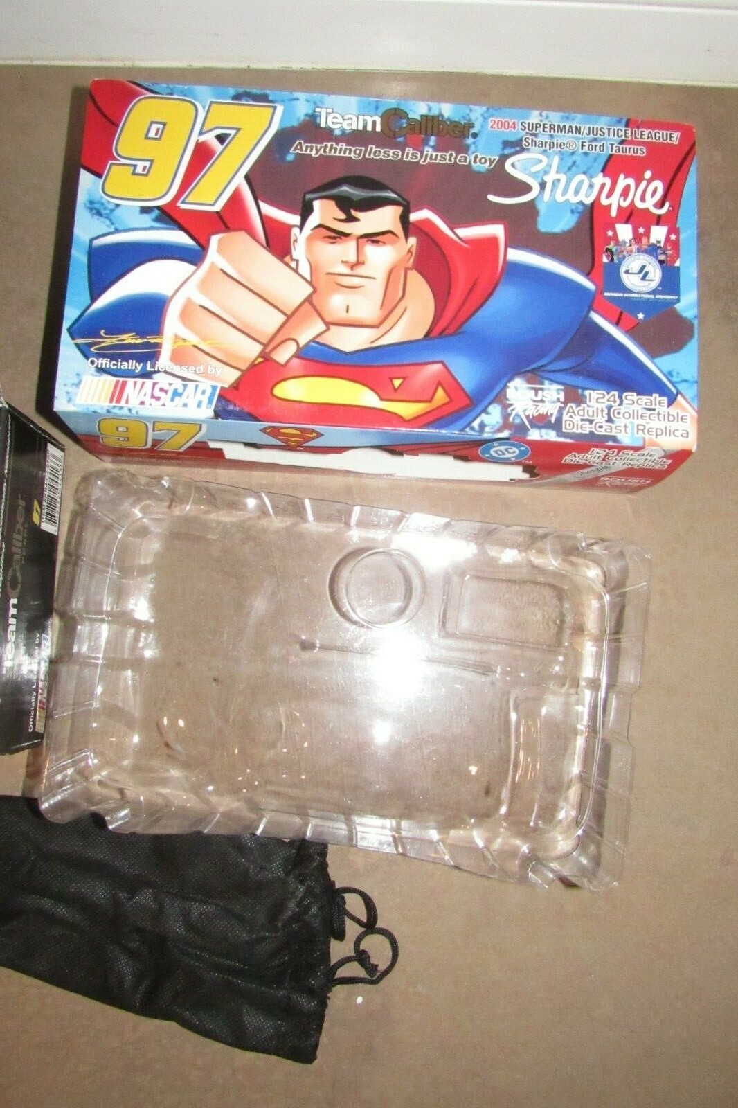 2004 Kurt Busch Superman Team Caliber PEARL 1:24 Diecast Car NASCAR - ONLY 756! Ograniczona SPRZEDAŻ, 2022