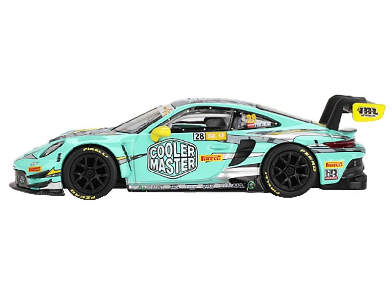 Mini GT 1:64 Porsche 911 GT3 R #28 2023 FIA GT World Cup 70th